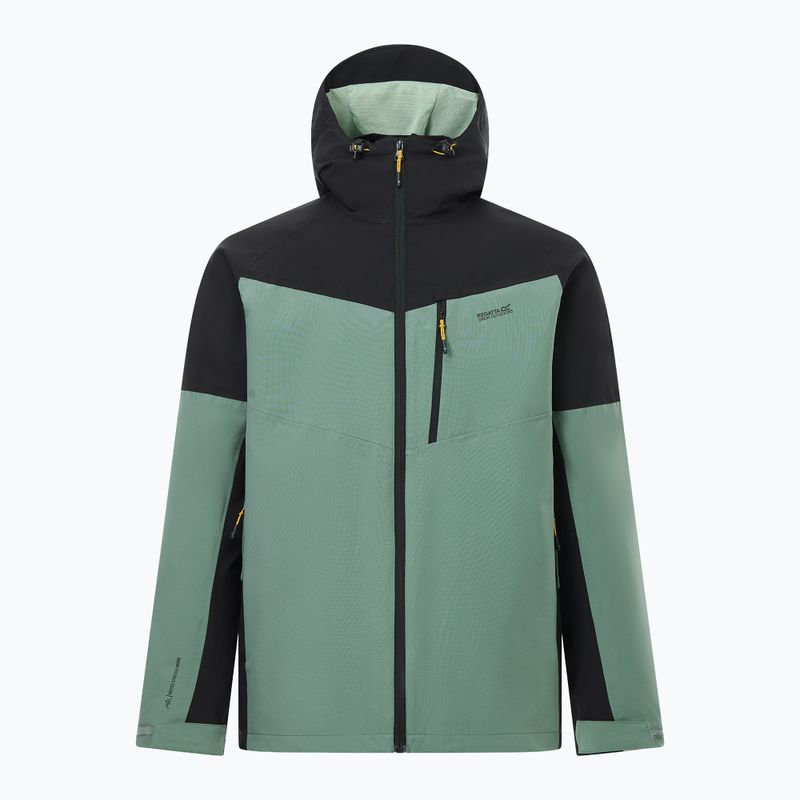 Men's 3-in-1 jacket REGATTA Wentwood 3in1 dark forest green/black 10
