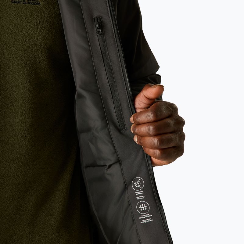 Men's rain jacket Regatta Highton Stretch Padded Jacket ash/black 8