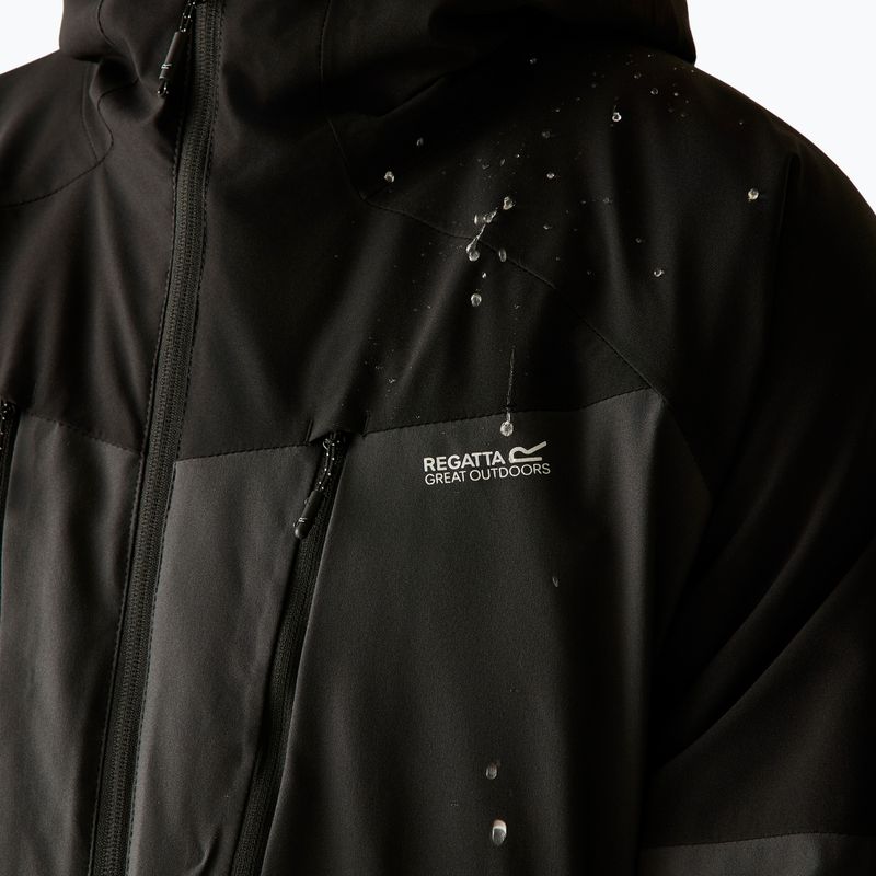 Men's rain jacket Regatta Highton Stretch Padded Jacket ash/black 9