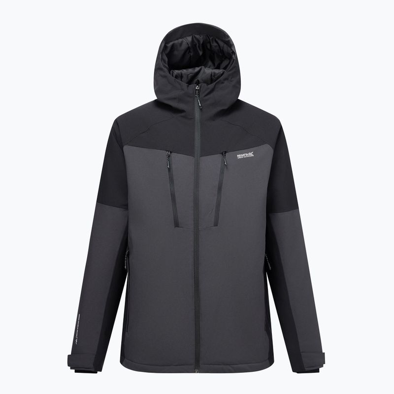 Men's rain jacket Regatta Highton Stretch Padded Jacket ash/black 10