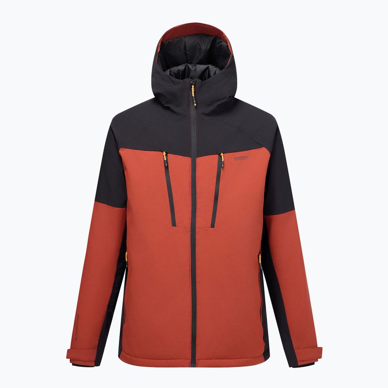 Men's rain jacket Regatta Highton Stretch Padded Jacket burnt henna/black 10