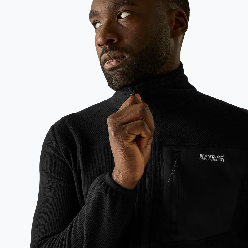 Men's fleece sweatshirt REGATTA Eadle black 6