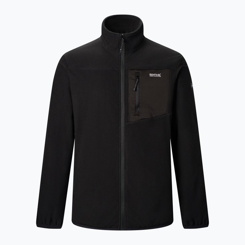 Men's fleece sweatshirt REGATTA Eadle black 8