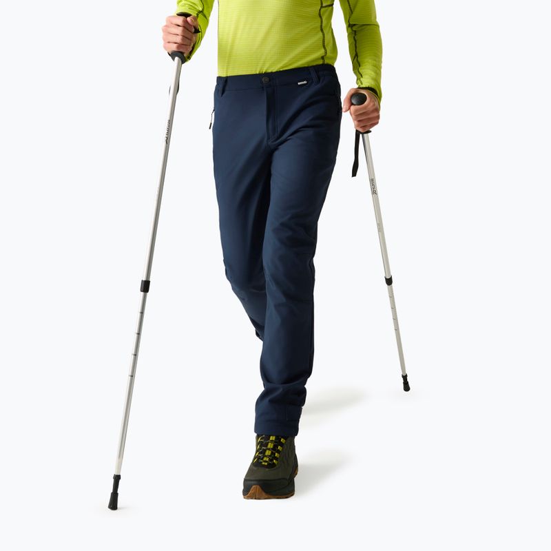 Men's softshell trousers REGATTA Geo Softshell navy 3