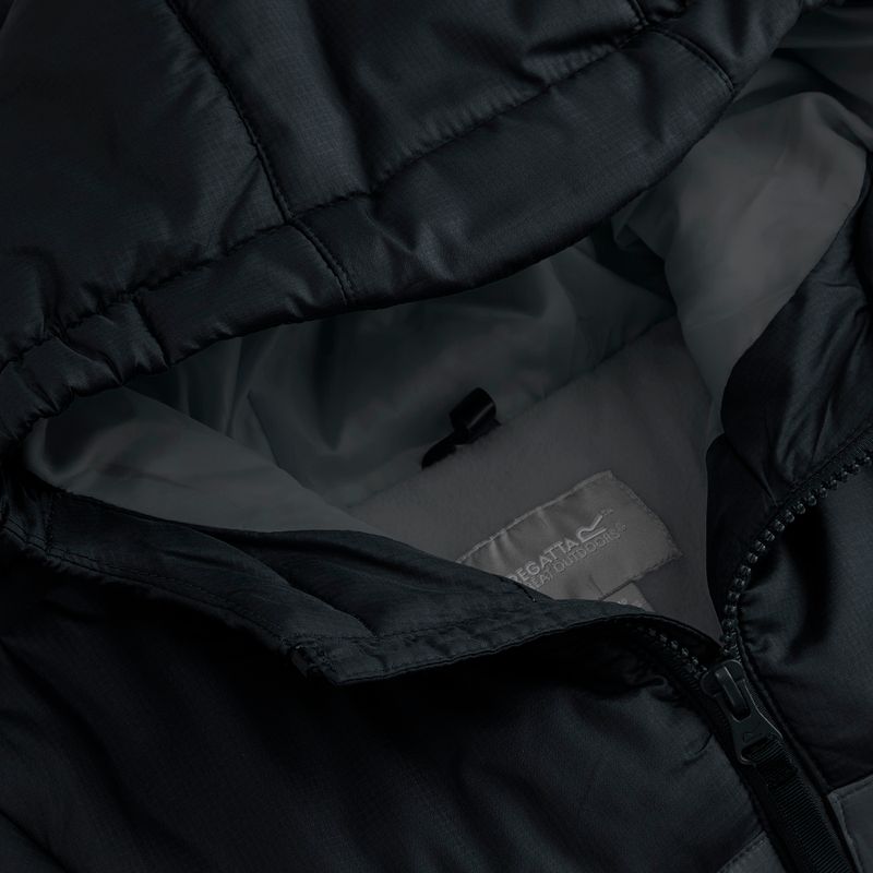 Children's insulated jacket REGATTA Lofthouse black/seal grey 11