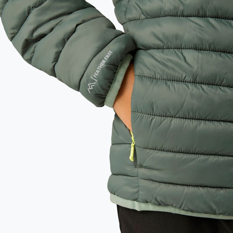 Children's insulated jacket REGATTA Lofthouse dark forest green/wild lime 12
