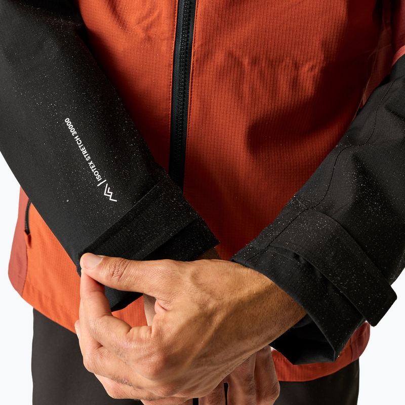 Men's 3-in-1 jacket REGATTA Sacramento 3in1 rooibos tea/black/burnt henna 10
