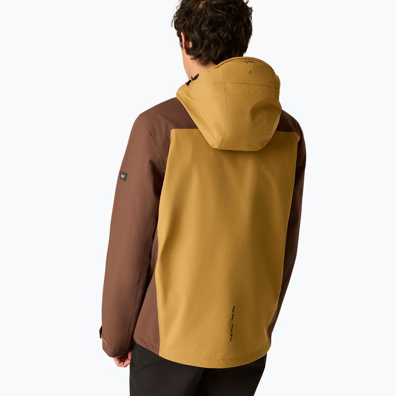 Men's 3-in-1 jacket REGATTA Sacramento 3in1 wood brown/ground coffee 4