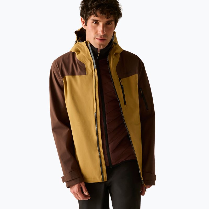 Men's 3-in-1 jacket REGATTA Sacramento 3in1 wood brown/ground coffee 5