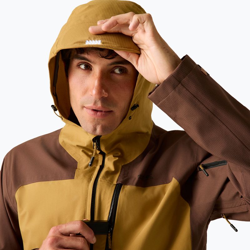 Men's 3-in-1 jacket REGATTA Sacramento 3in1 wood brown/ground coffee 7