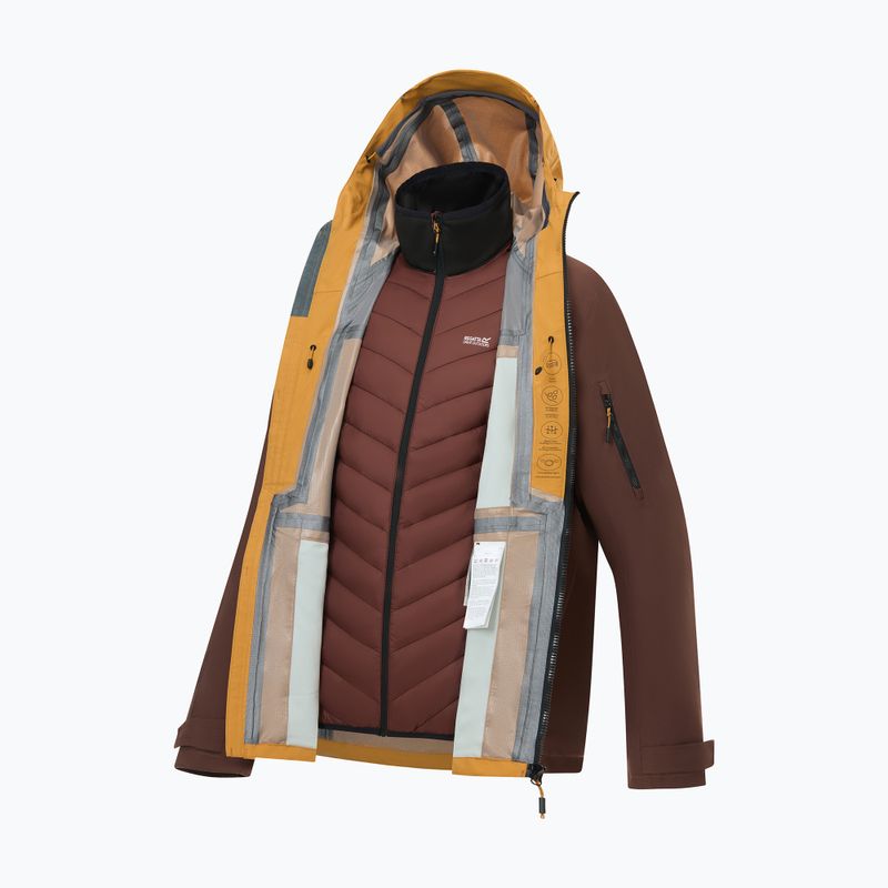 Men's 3-in-1 jacket REGATTA Sacramento 3in1 wood brown/ground coffee 14