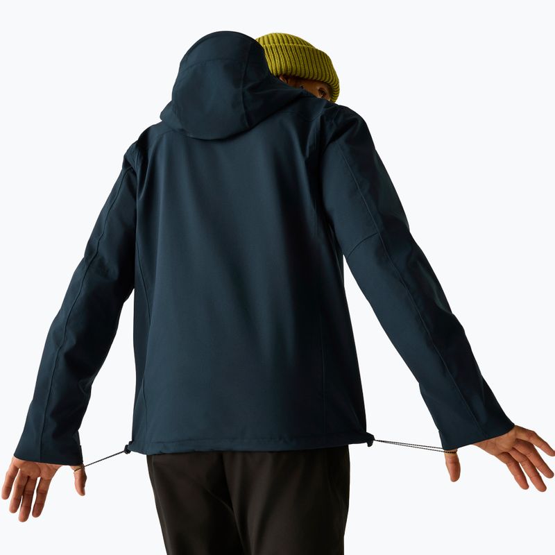 Men's rain jacket REGATTA Birchdale II navy/dusky blue 4