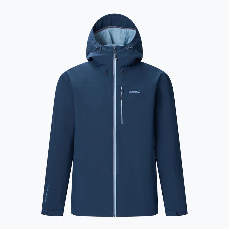 Men's rain jacket REGATTA Birchdale II navy/dusky blue 10