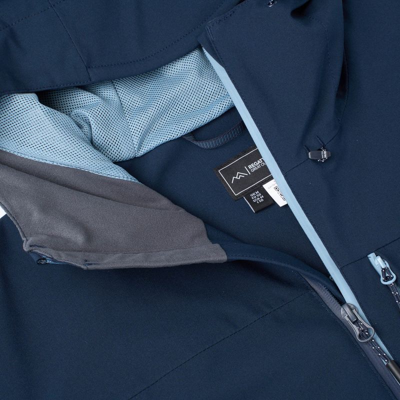 Men's rain jacket REGATTA Birchdale II navy/dusky blue 13