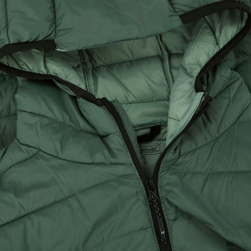 Men's down jacket REGATTA Hooded Marizion dark forest green 4
