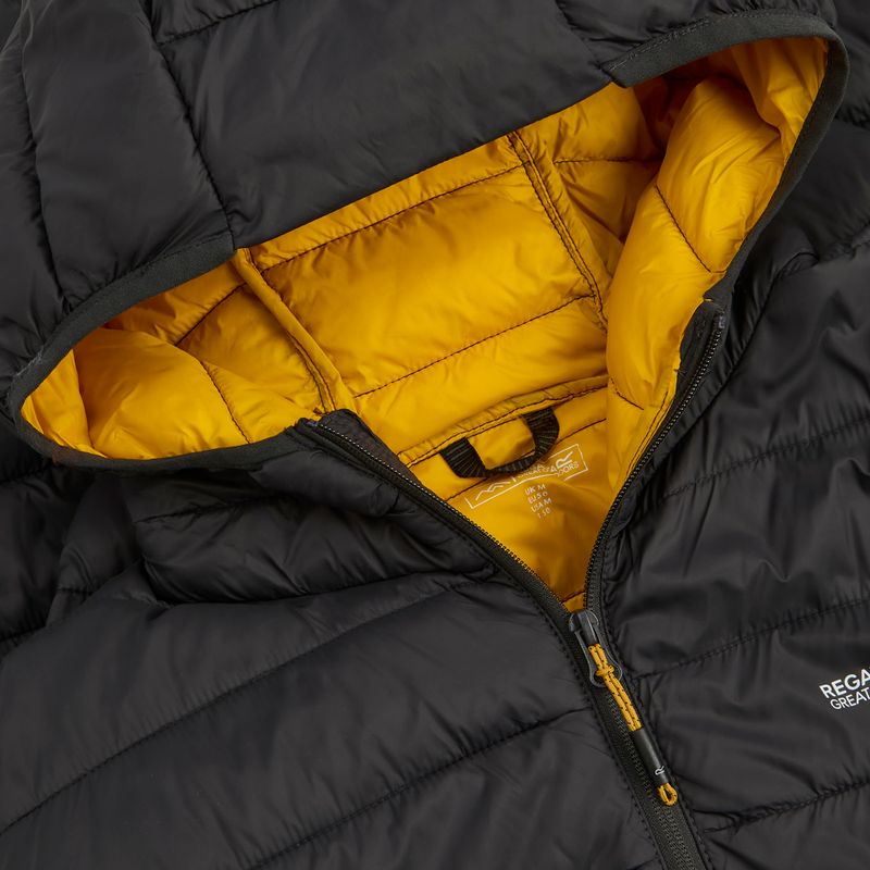 Men's down jacket Regatta Hooded Marizion ash/sunset 4