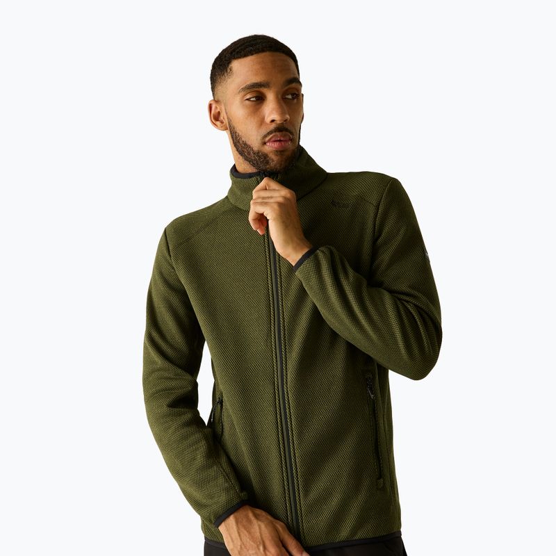 Men's fleece sweatshirt REGATTA Torrens dark khaki 3