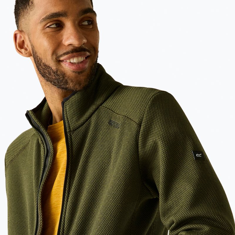 Men's fleece sweatshirt REGATTA Torrens dark khaki 6
