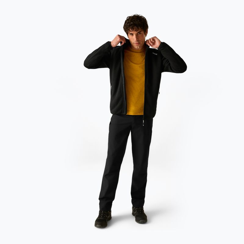 Men's fleece sweatshirt REGATTA Torrens black/black 2