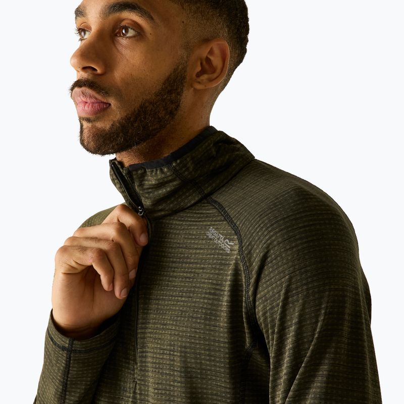 Men's fleece sweatshirt REGATTA Yonder II dark khaki 6