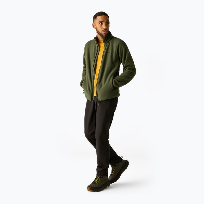 Men's fleece sweatshirt REGATTA Hadfield dark khaki 2