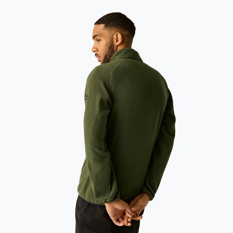 Men's fleece sweatshirt REGATTA Hadfield dark khaki 4