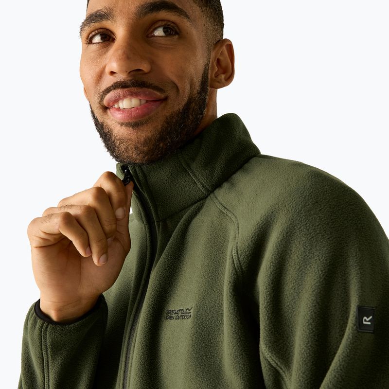 Men's fleece sweatshirt REGATTA Hadfield dark khaki 5