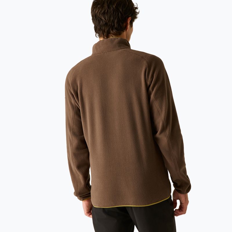 Men's fleece sweatshirt Regatta Hadfield ground coffee 4