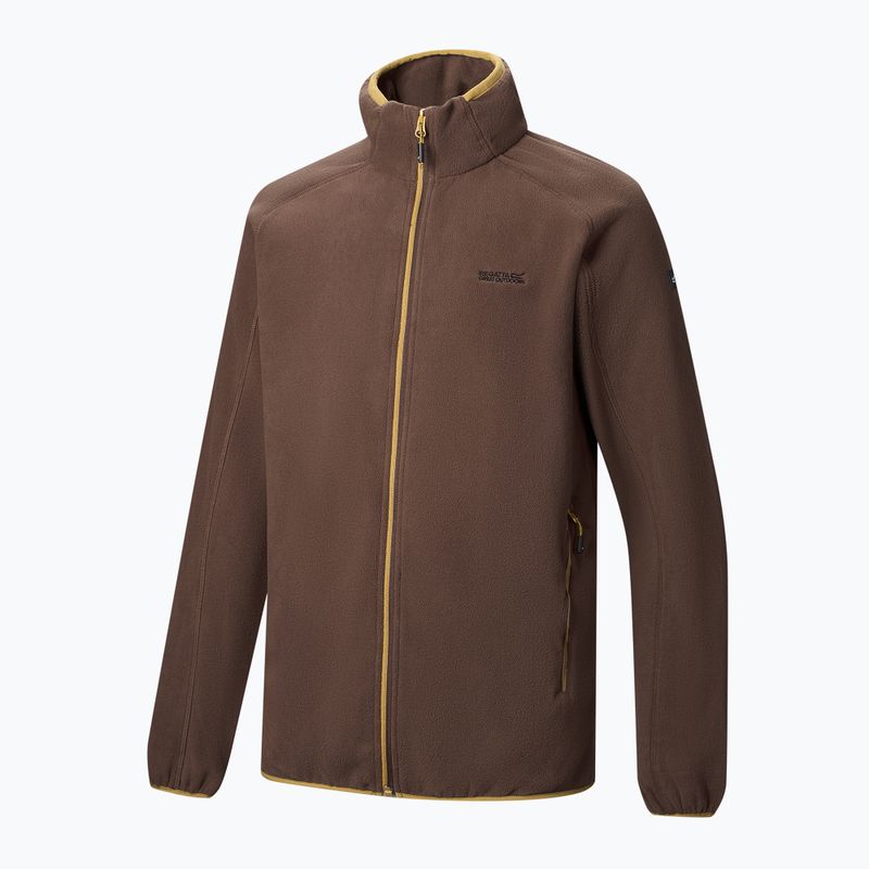 Men's fleece sweatshirt Regatta Hadfield ground coffee 9