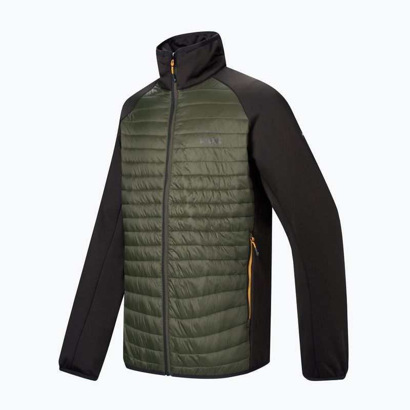 Men's hybrid jacket REGATTA Clumber Hybrid dark khaki/black/sunset 9