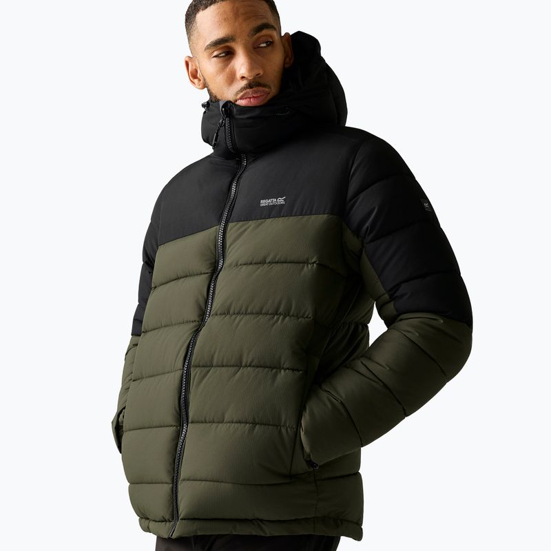 Men's insulated jacket REGATTA Aldthron dark khaki/black
