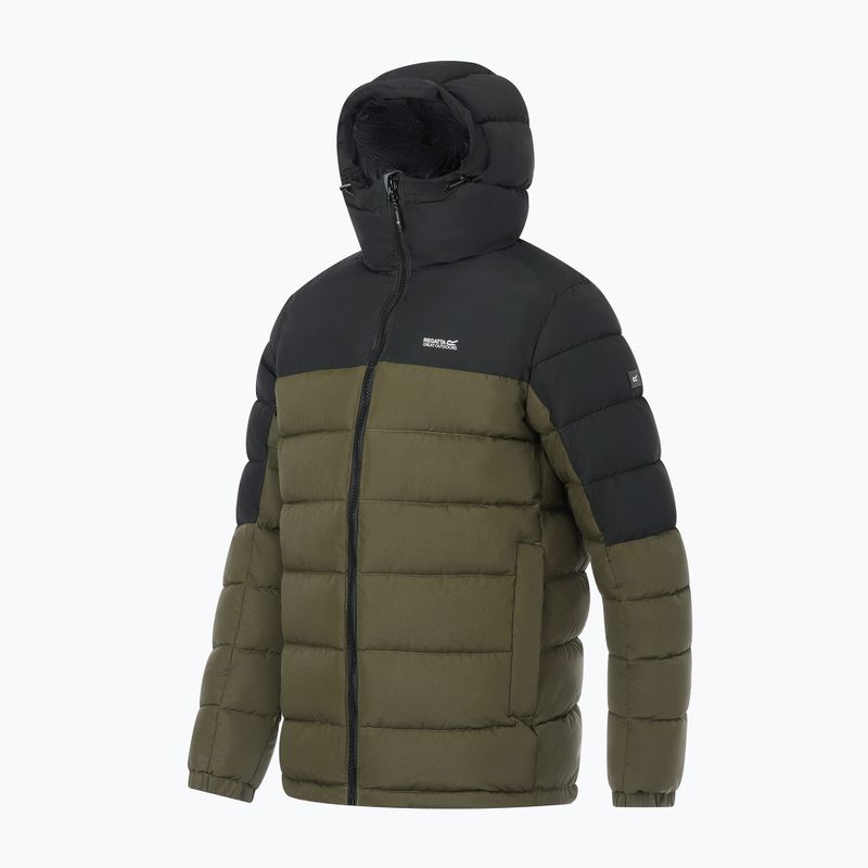 Men's insulated jacket REGATTA Aldthron dark khaki/black 10