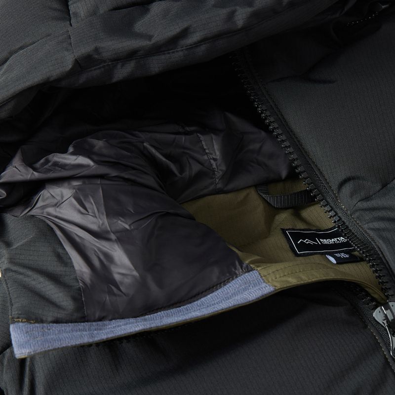 Men's insulated jacket REGATTA Aldthron dark khaki/black 11