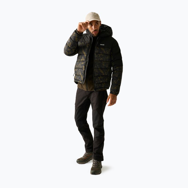 Men's insulated jacket REGATTA Aldthron textured print/black 2