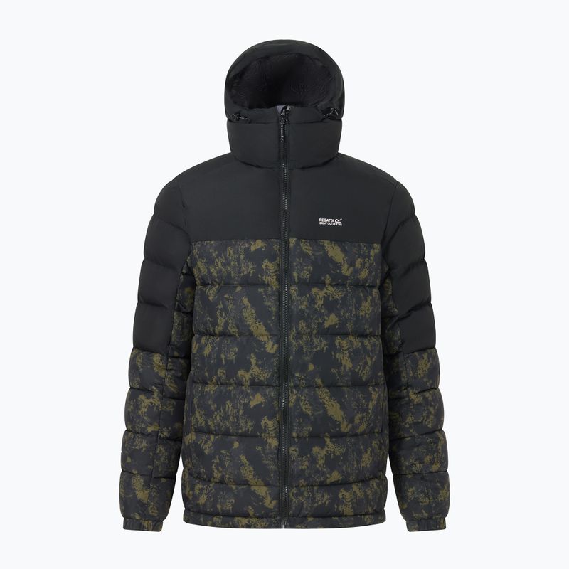 Men's insulated jacket REGATTA Aldthron textured print/black 8