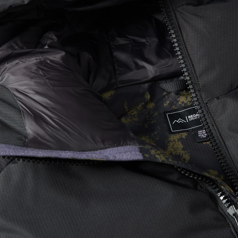Men's insulated jacket REGATTA Aldthron textured print/black 11