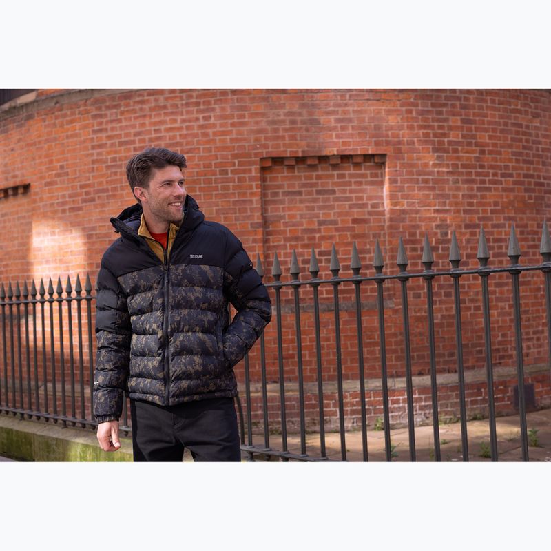 Men's insulated jacket REGATTA Aldthron textured print/black 13