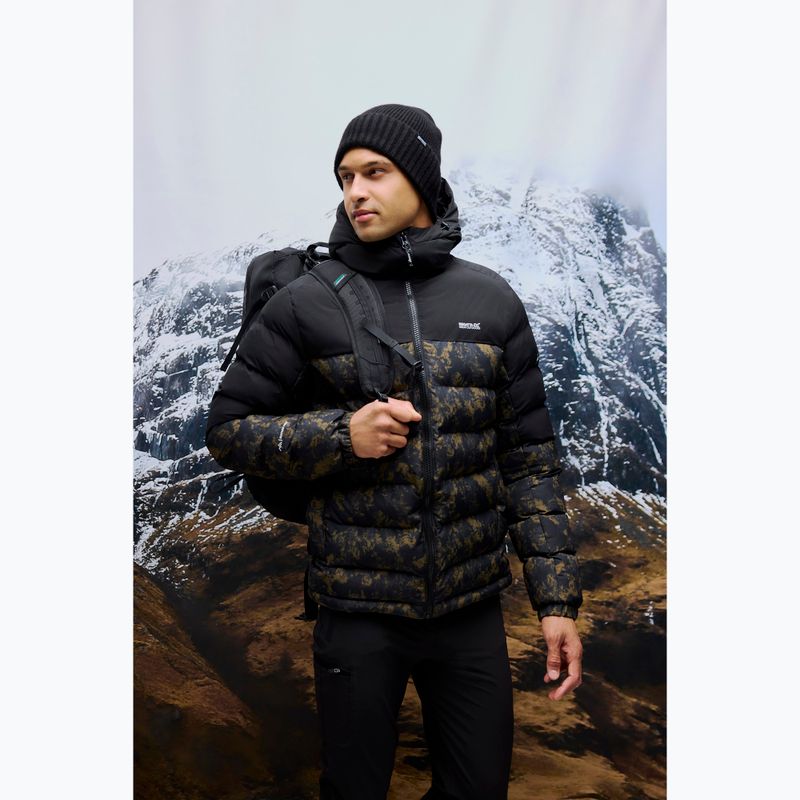 Men's insulated jacket REGATTA Aldthron textured print/black 17