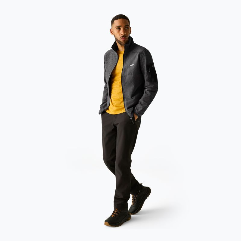 Men's sweatshirt REGATTA Baslinn ash/black 2