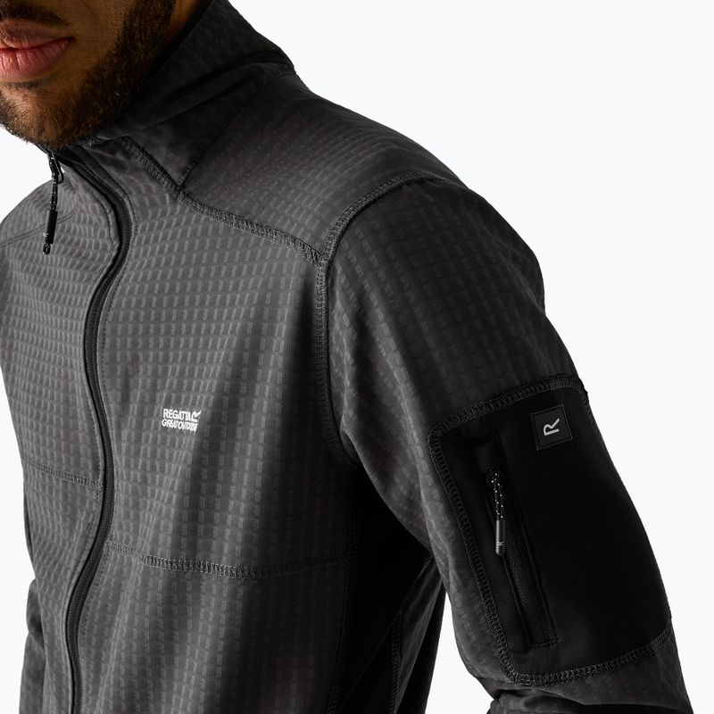 Men's sweatshirt REGATTA Baslinn ash/black 7