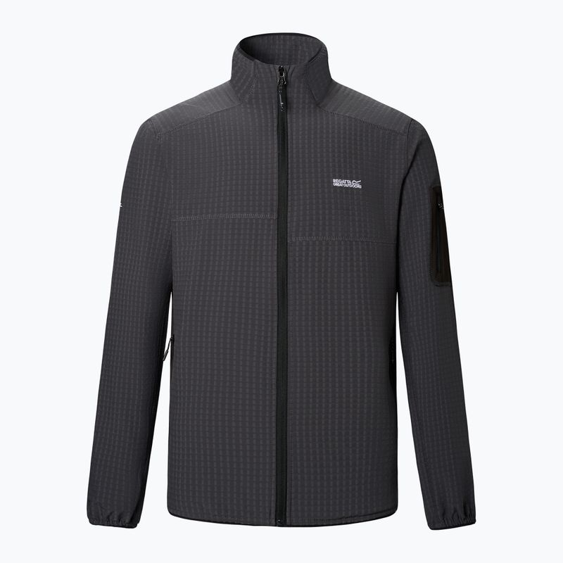 Men's sweatshirt REGATTA Baslinn ash/black 8