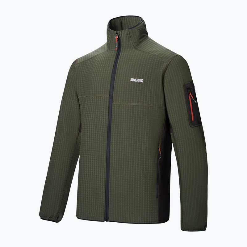 Men's sweatshirt REGATTA Baslinn dark khaki/black 10