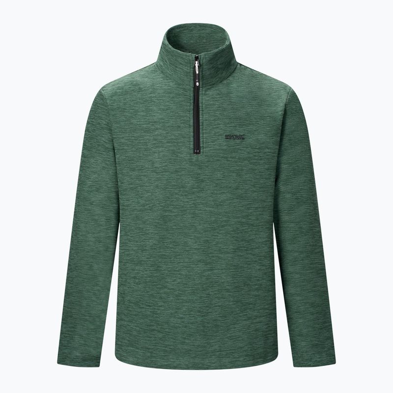 Men's fleece sweatshirt Regatta Thompson Marl dark forest green 6