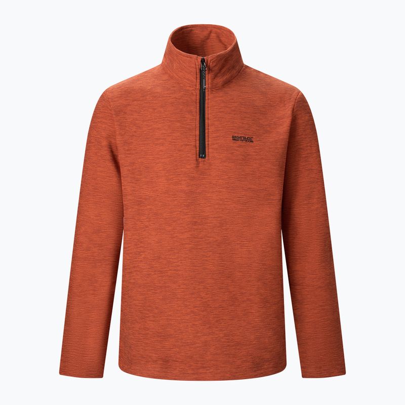 Men's fleece sweatshirt Regatta Thompson Marl burnt henna 7