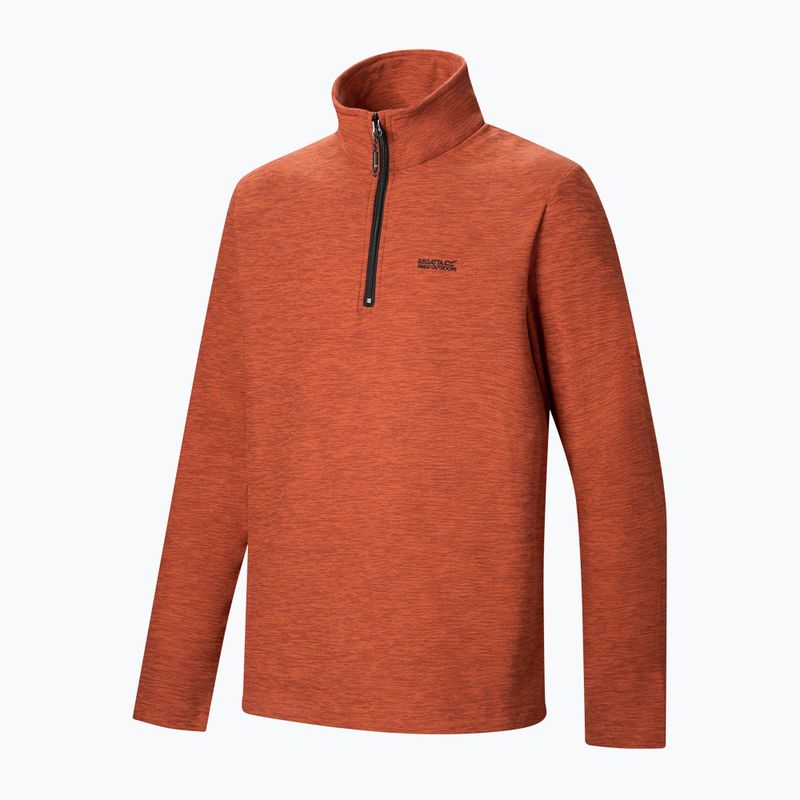 Men's fleece sweatshirt Regatta Thompson Marl burnt henna 8