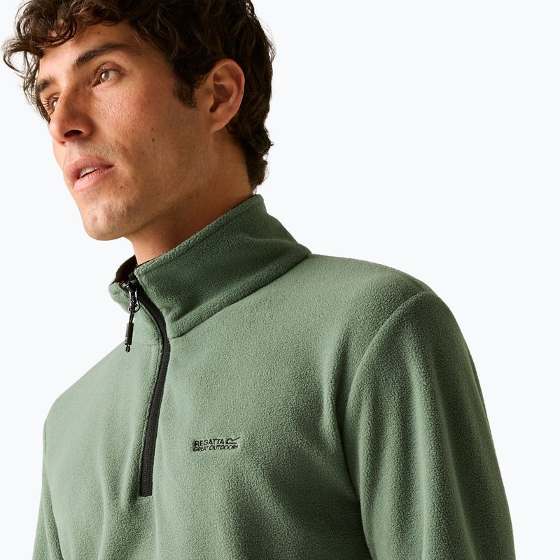 Men's fleece sweatshirt Regatta Thompson dark forest green 5