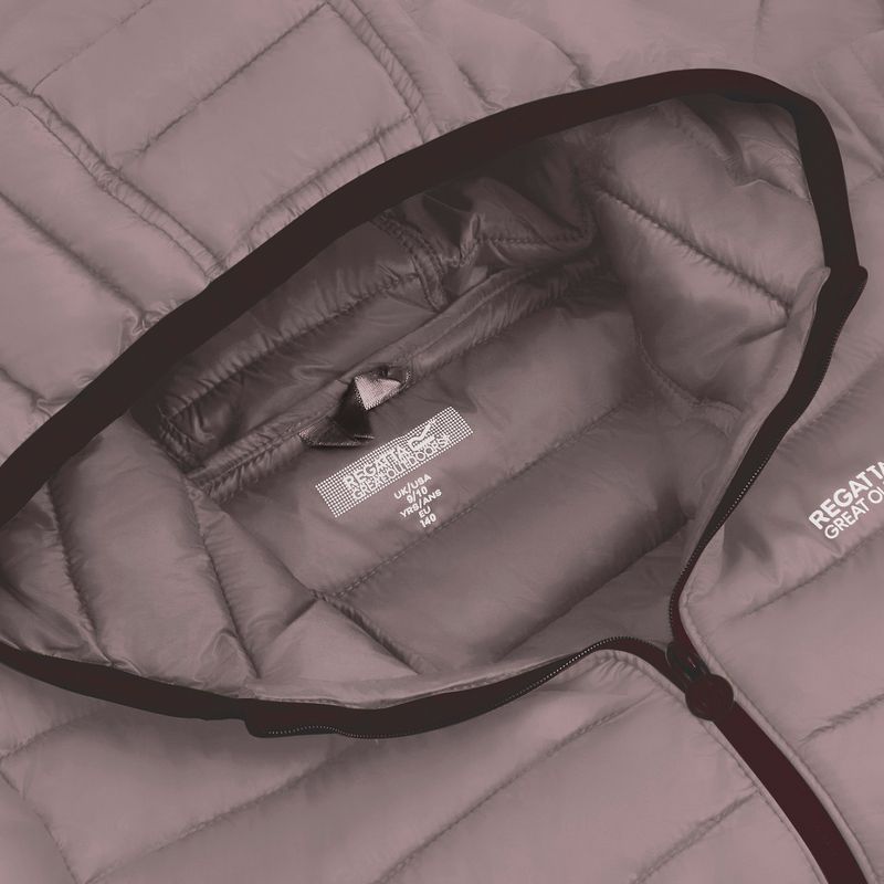 Children's down jacket Regatta Hooded Marizion powder lilac 4