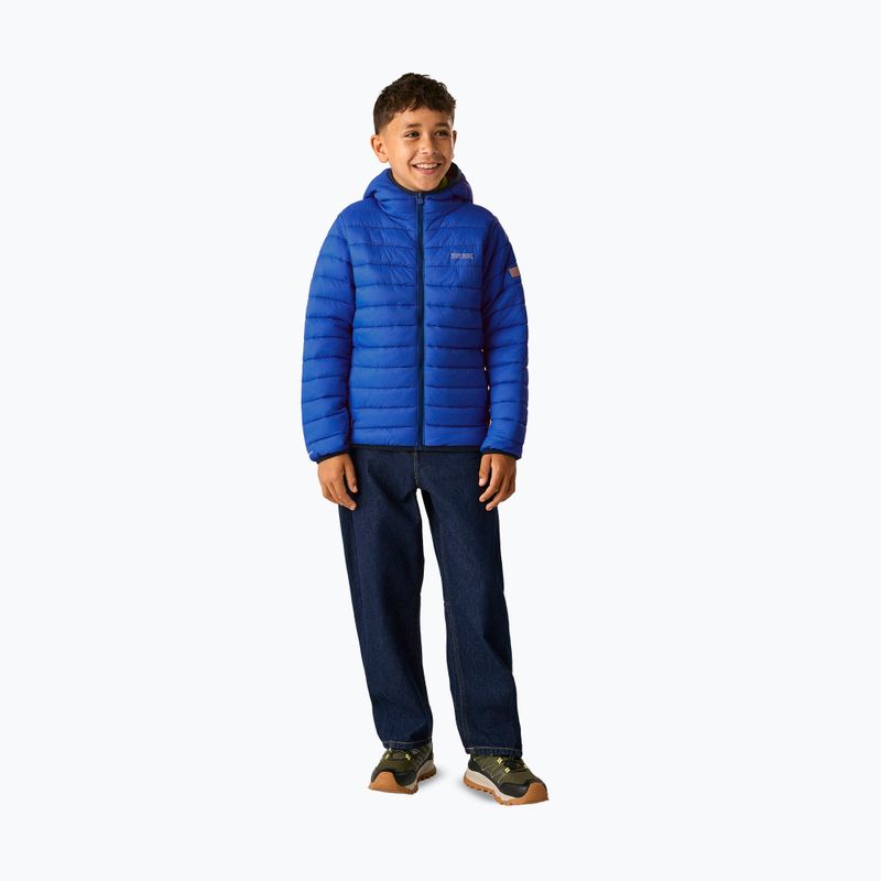Children's down jacket REGATTA Hooded Marizion olympian blue/aviator blue 2