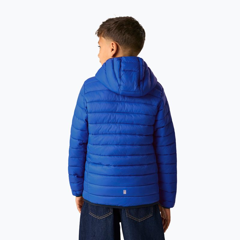 Children's down jacket REGATTA Hooded Marizion olympian blue/aviator blue 3