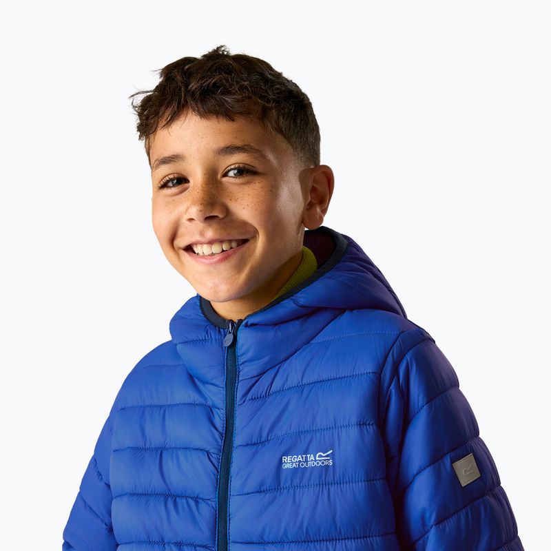 Children's down jacket REGATTA Hooded Marizion olympian blue/aviator blue 5